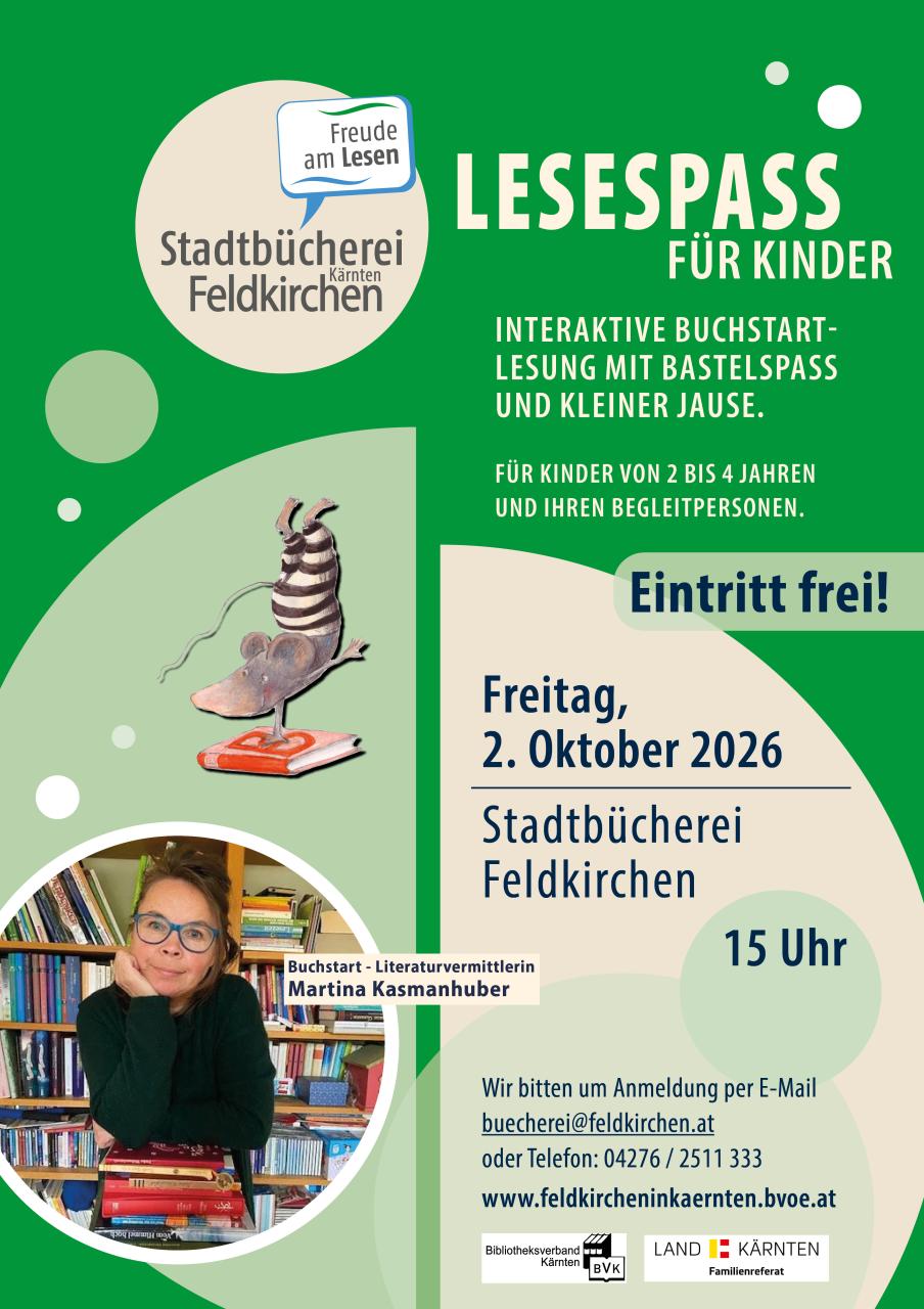 Buchstart Lesung Martina Kasmanhuber